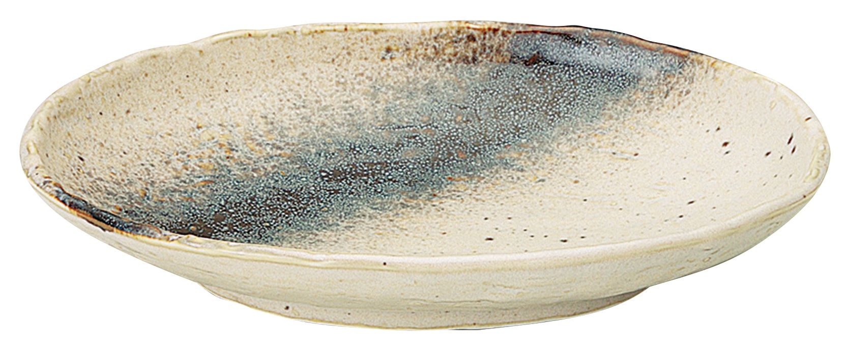 山万 銀河　石目小判皿　大 1個（ご注文単位1個）【直送品】