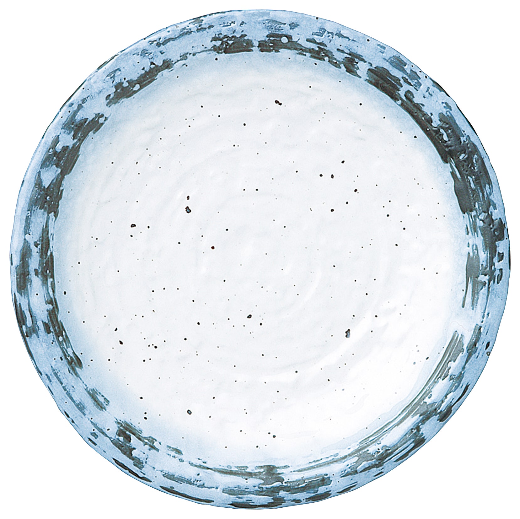 山万 なごり雪　石目7.0皿 1個（ご注文単位1個）【直送品】