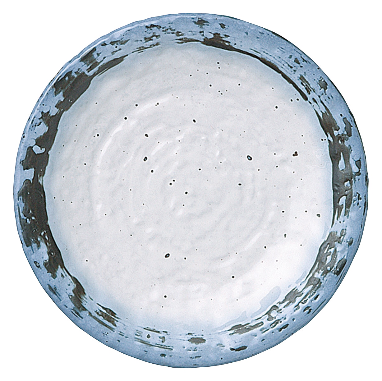 山万 なごり雪　石目4.5皿 1個（ご注文単位1個）【直送品】