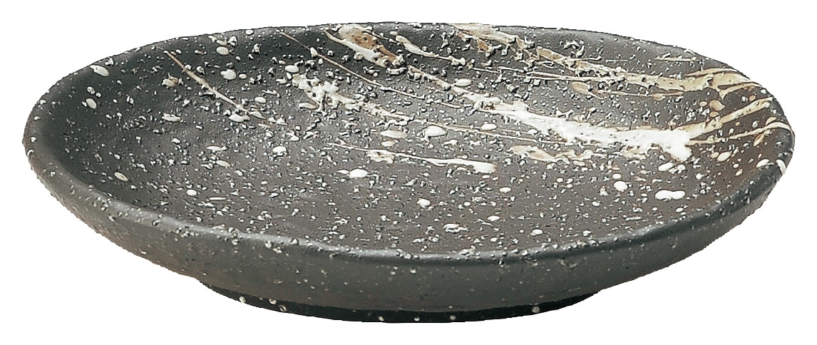 山万 吹雪　石目小判皿　中 1個（ご注文単位1個）【直送品】