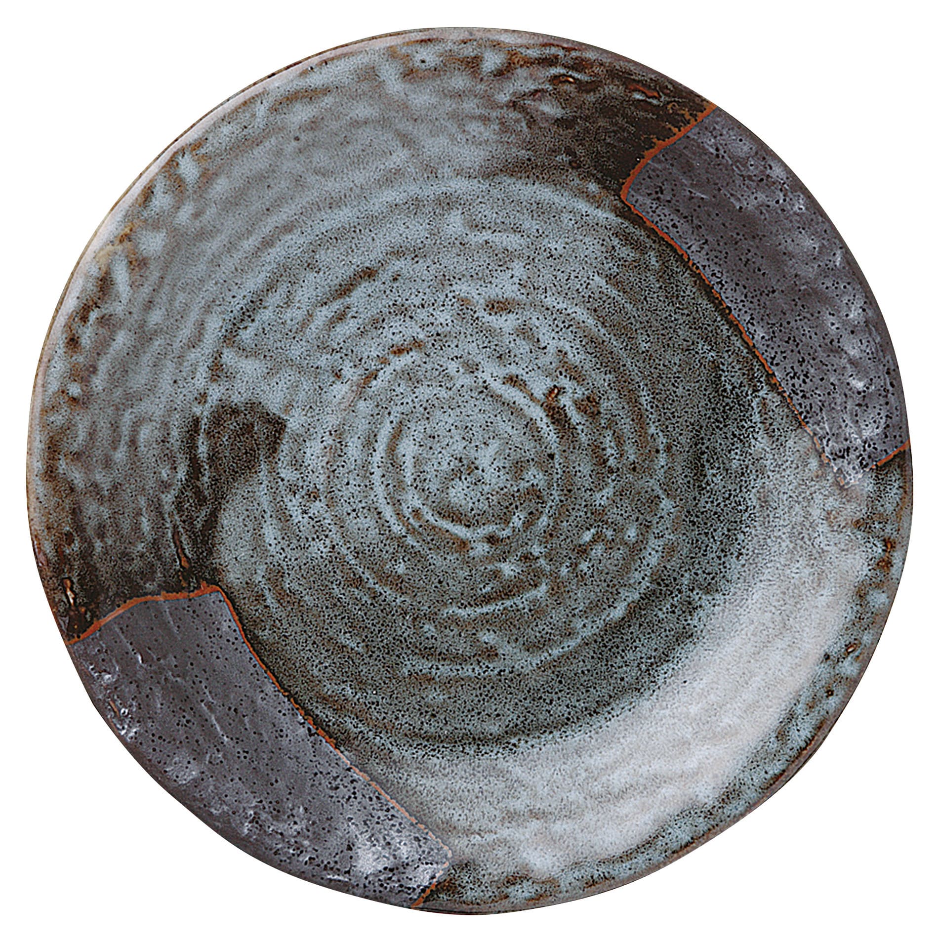 山万 山がすみ　石目8.0皿 1個（ご注文単位1個）【直送品】