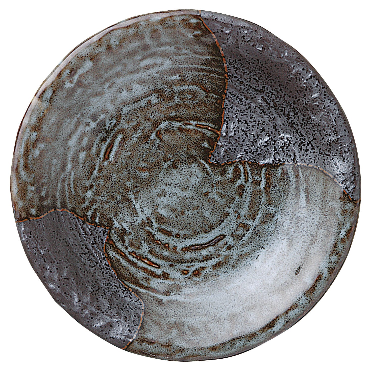 山万 山がすみ　石目6.0皿 1個（ご注文単位1個）【直送品】