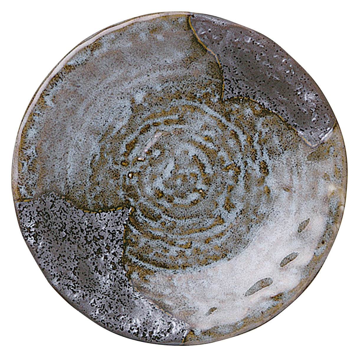 山万 山がすみ　石目5.0皿 1個（ご注文単位1個）【直送品】