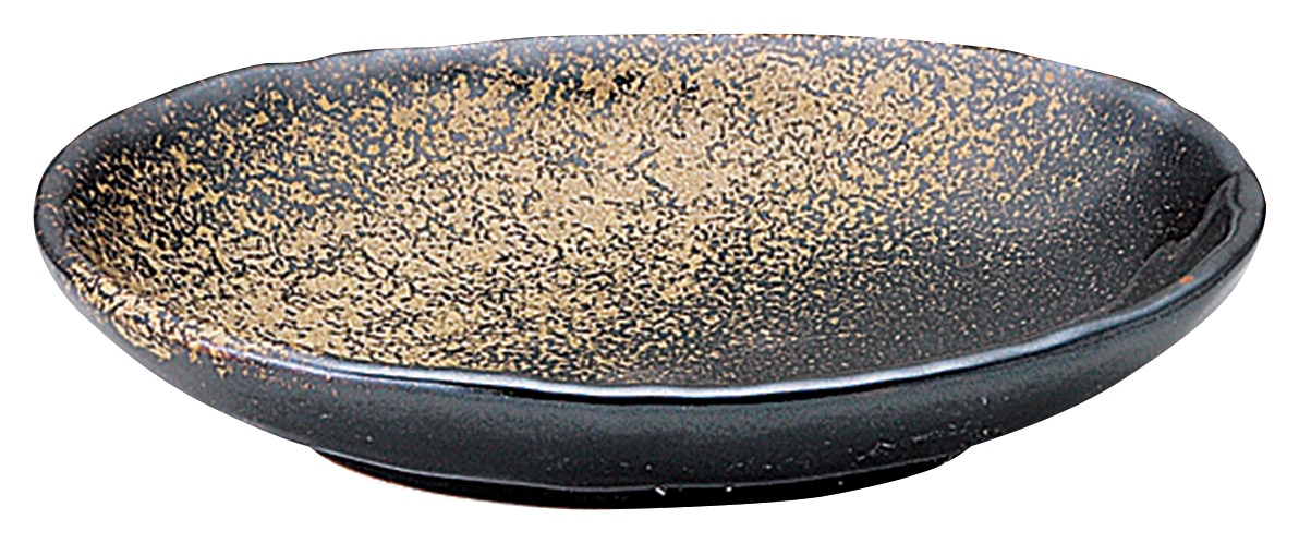 山万 金華　石目小判皿　中 1個（ご注文単位1個）【直送品】