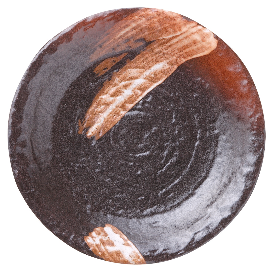 山万 白刷毛唐津　石目8.0皿 1個（ご注文単位1個）【直送品】