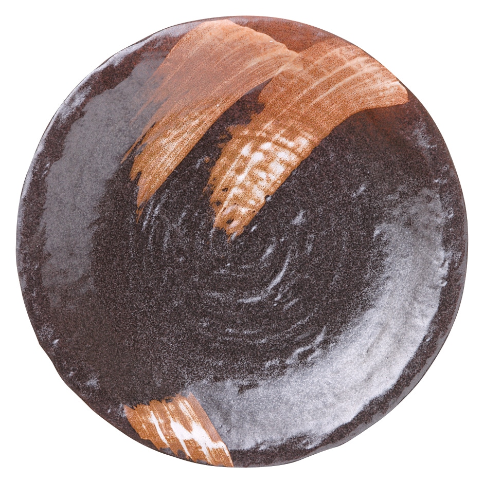 山万 白刷毛唐津　石目6.0皿 1個（ご注文単位1個）【直送品】