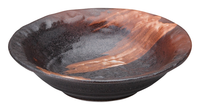 山万 白刷毛唐津　石目5.0鉢 1個（ご注文単位1個）【直送品】