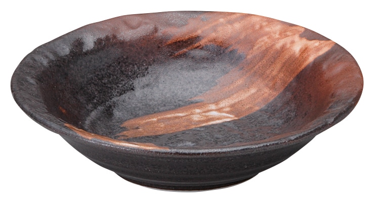 山万 白刷毛唐津　石目4.0鉢 1個（ご注文単位1個）【直送品】