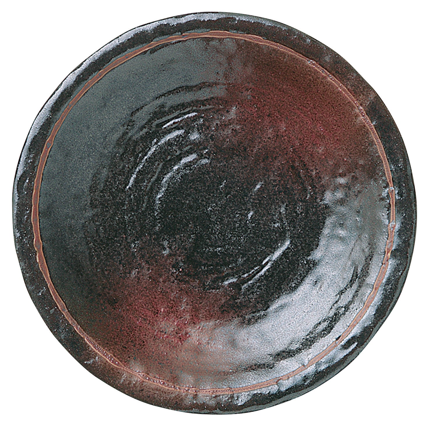 山万 あけぼの　石目7.0皿 1個（ご注文単位1個）【直送品】