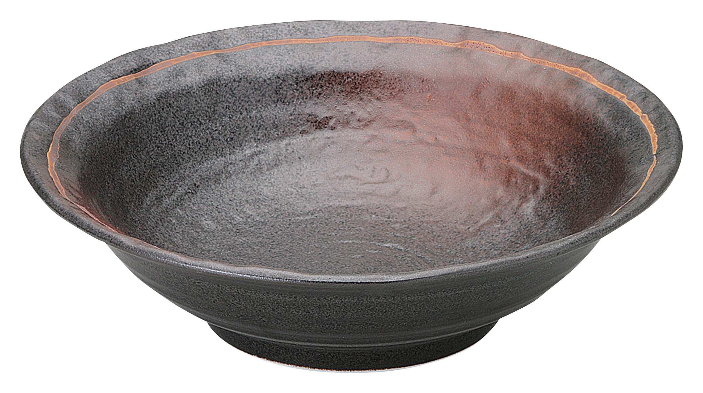 山万 あけぼの　石目リム尺鉢 1個（ご注文単位1個）【直送品】