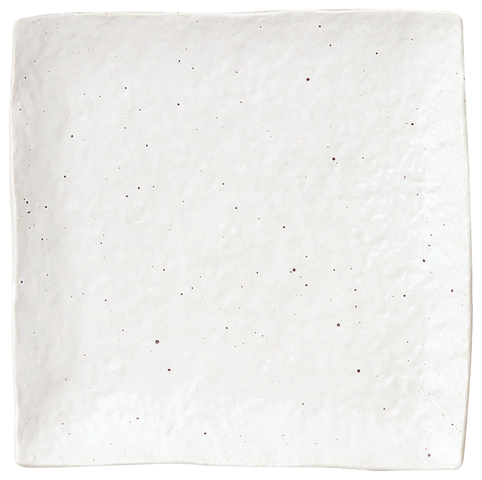 山万 新粉引　石目7.0正角皿 1個（ご注文単位1個）【直送品】