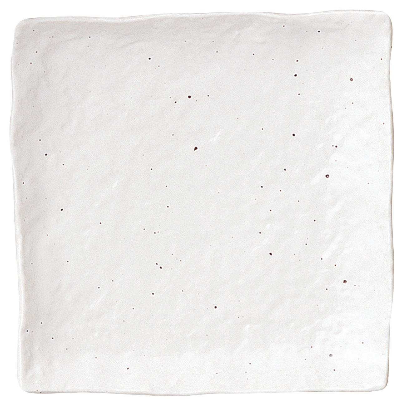 山万 新粉引　石目6.0正角皿 1個（ご注文単位1個）【直送品】