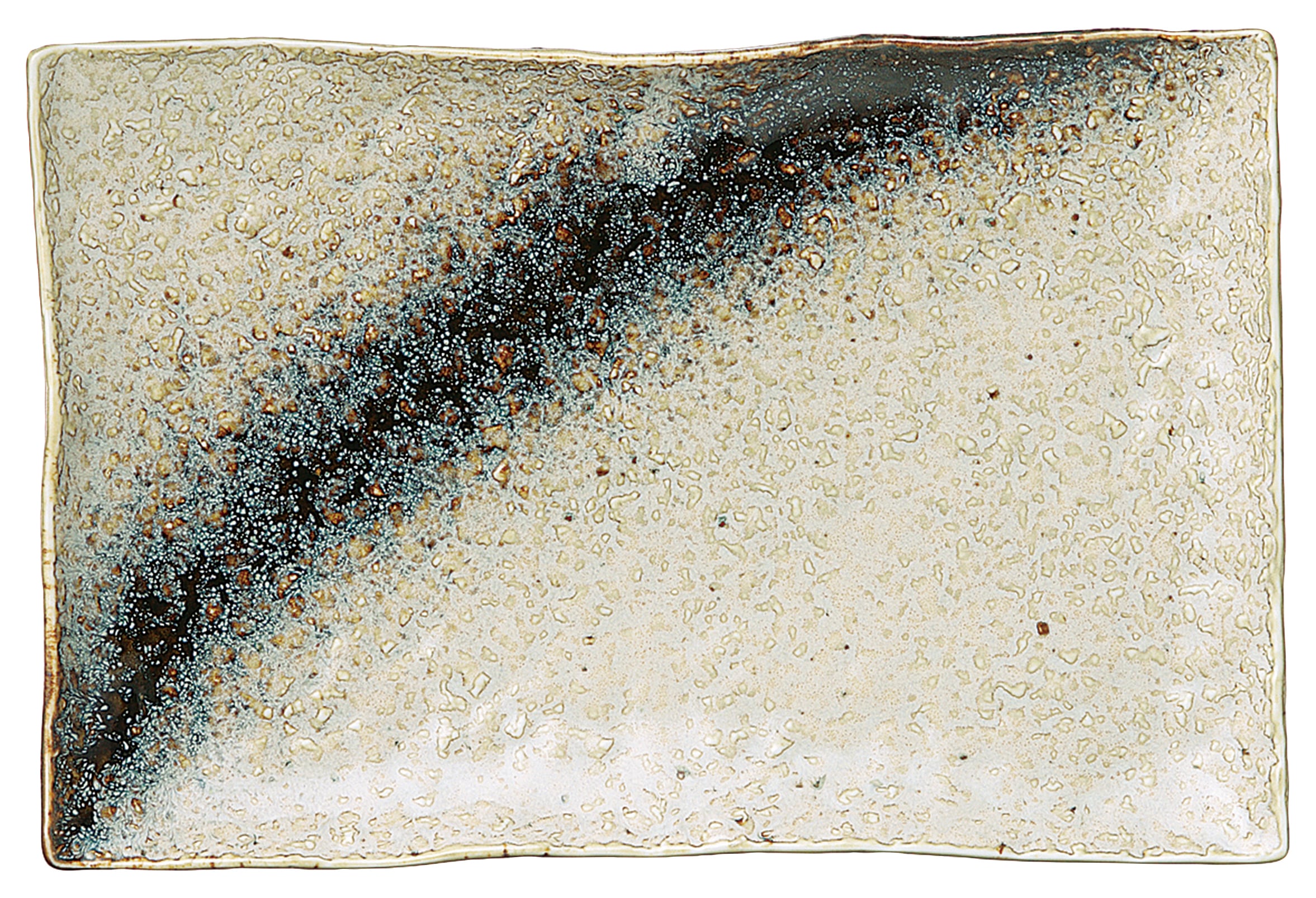 山万 銀河　石目9.5長角皿 1個（ご注文単位1個）【直送品】