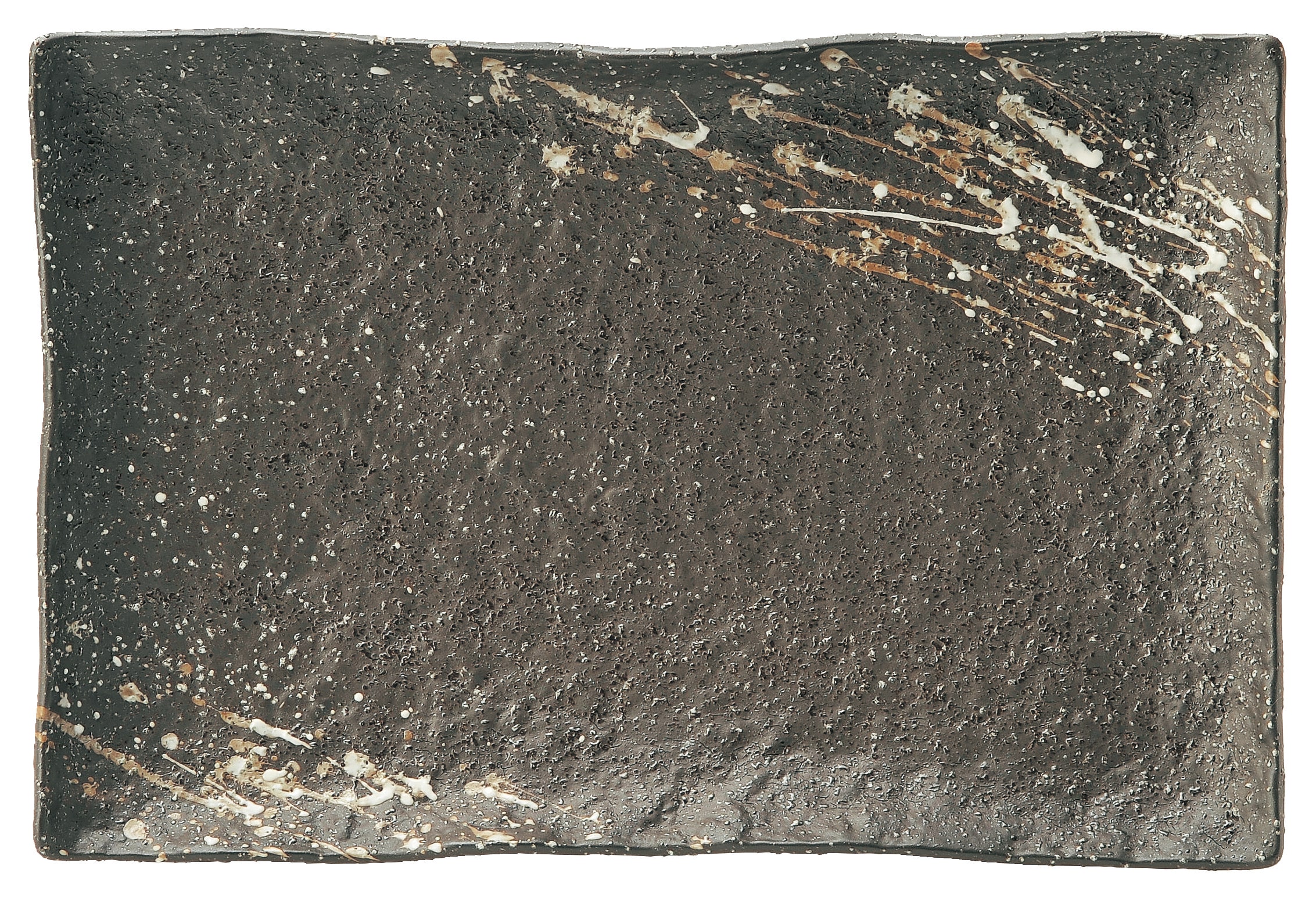 山万 吹雪　石目8.0長角皿 1個（ご注文単位1個）【直送品】