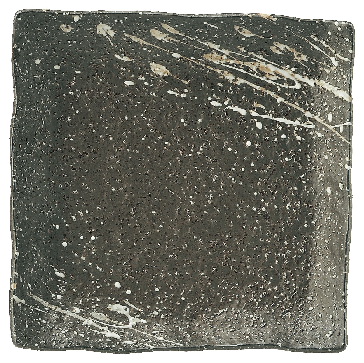 山万 吹雪　石目6.0正角皿 1個（ご注文単位1個）【直送品】