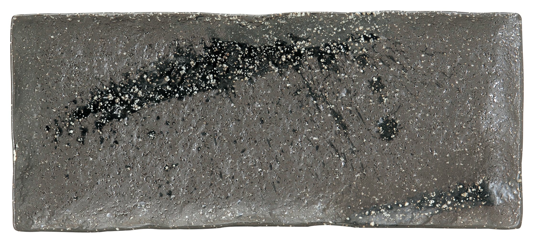 山万 彗星　石目尺一細長角皿 1個（ご注文単位1個）【直送品】