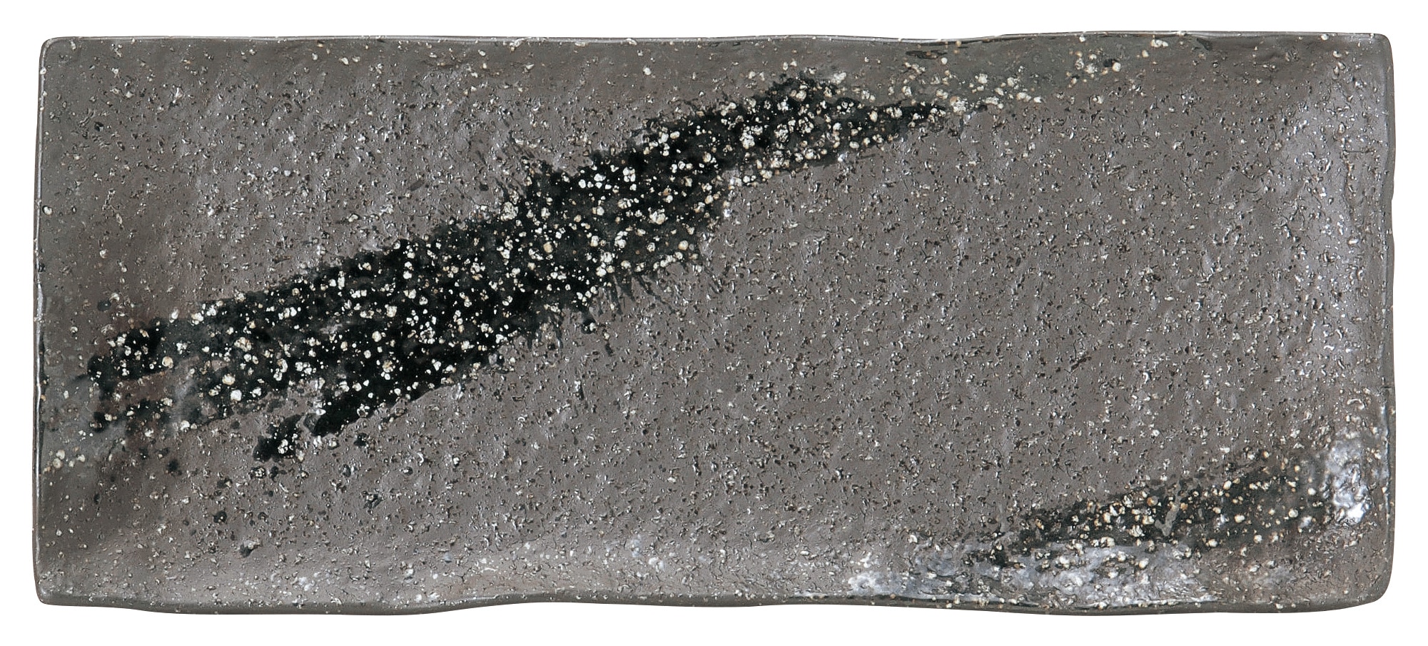 山万 彗星　石目尺細長角皿 1個（ご注文単位1個）【直送品】