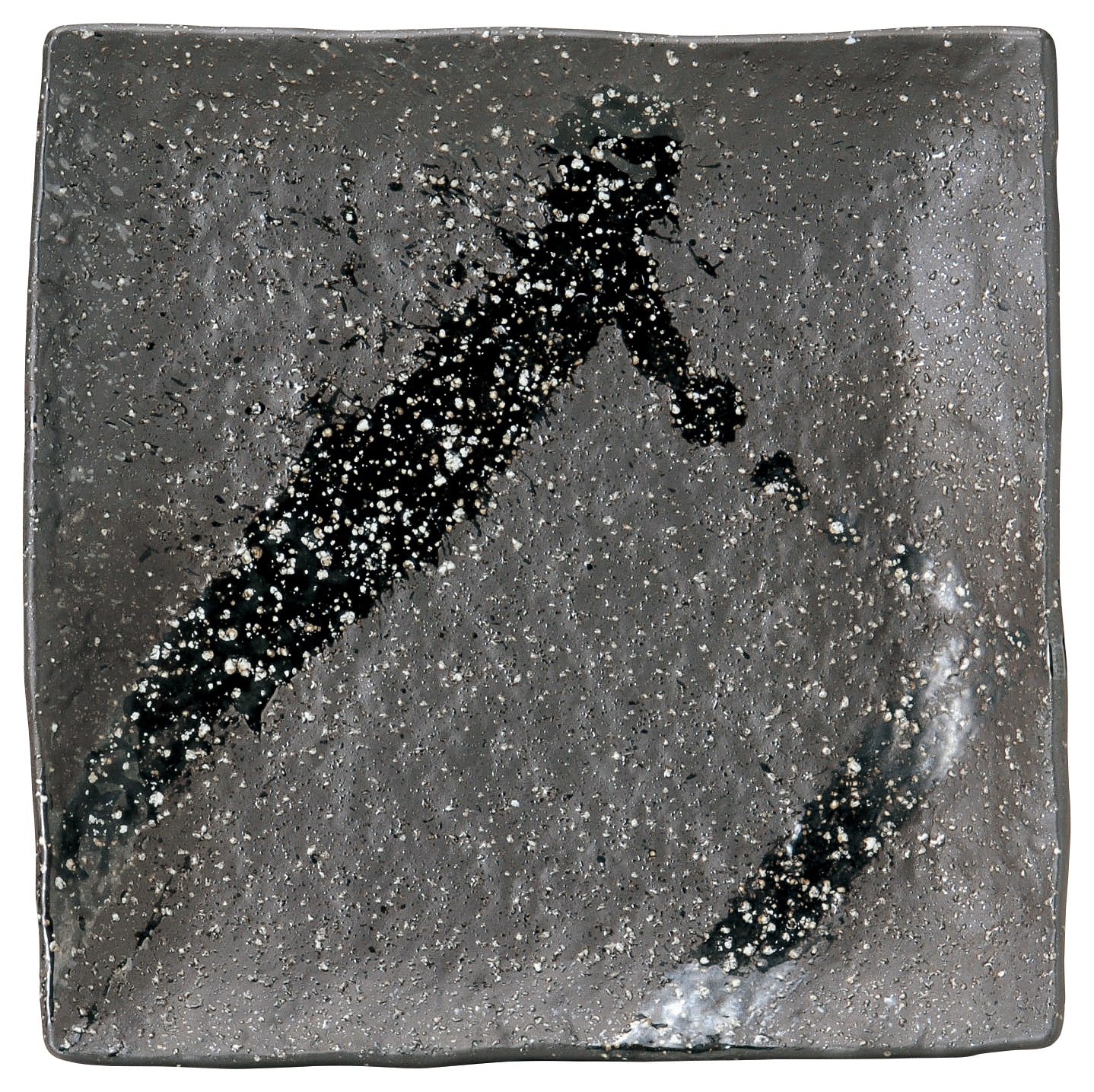 山万 彗星　石目9.0正角皿 1個（ご注文単位1個）【直送品】