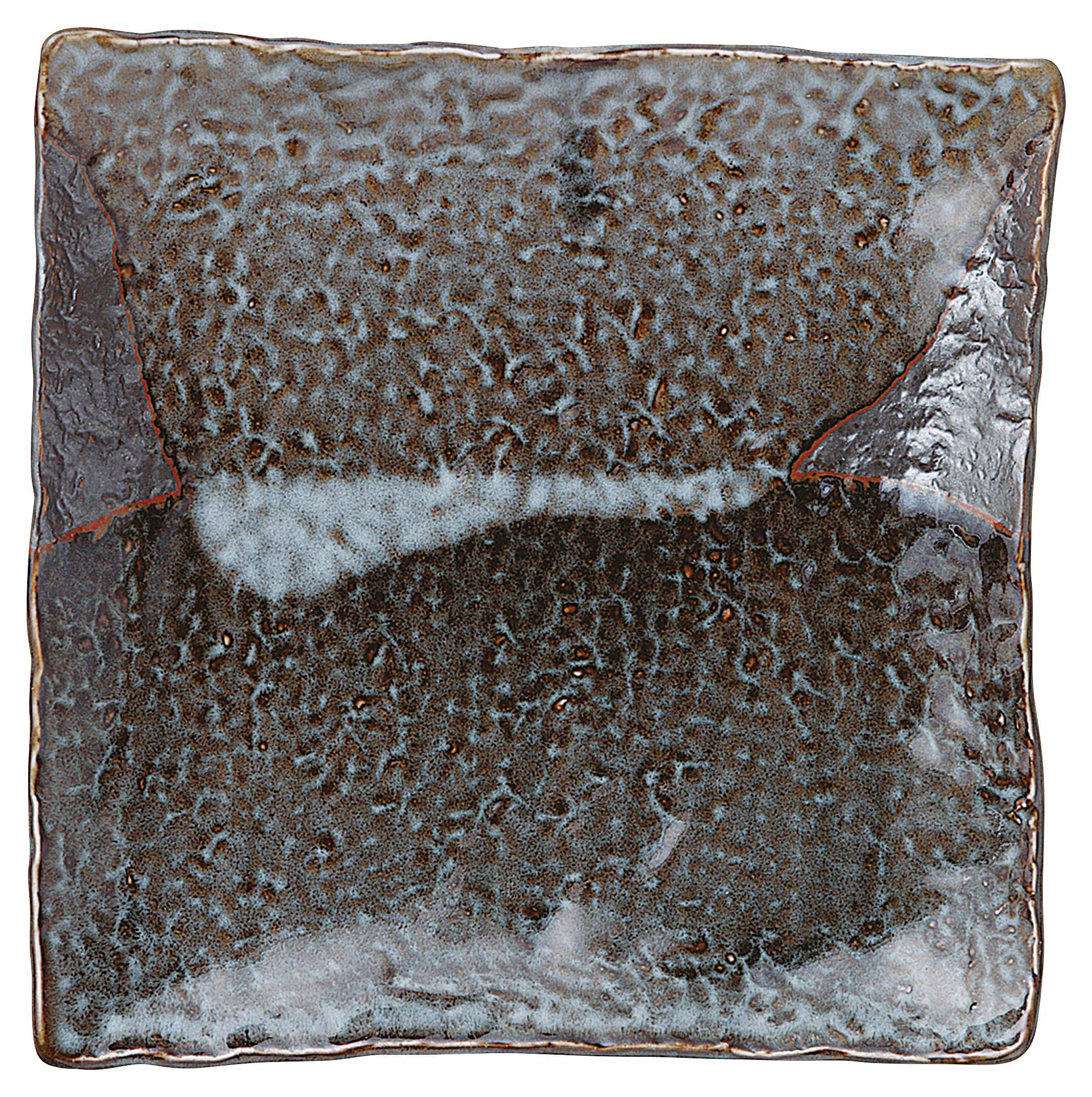 山万 山がすみ　石目9.0正角皿 1個（ご注文単位1個）【直送品】