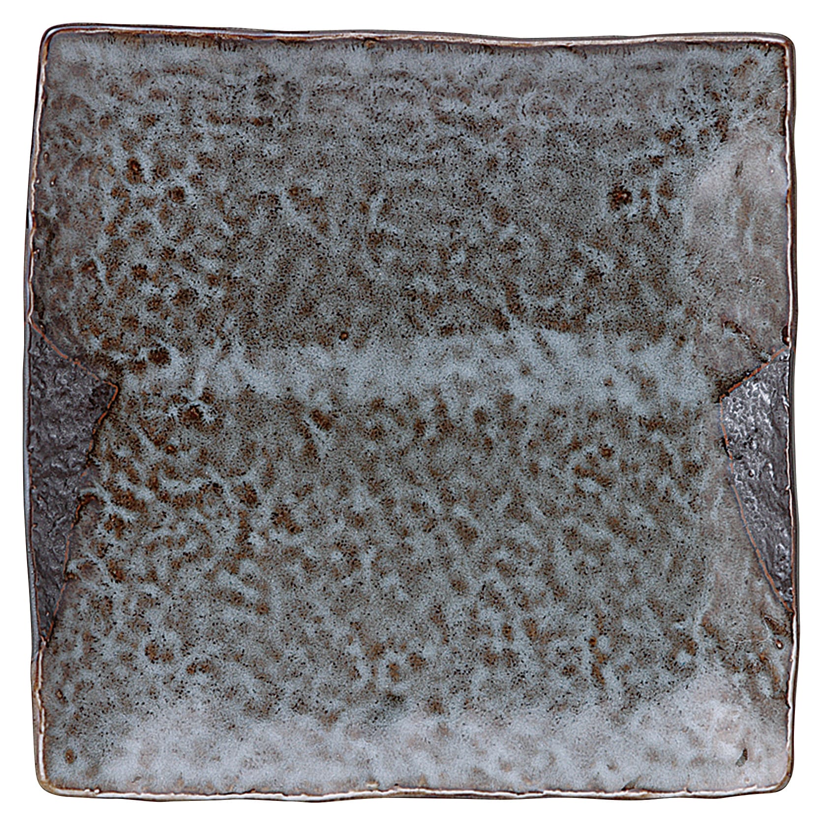 山万 山がすみ　石目6.0正角皿 1個（ご注文単位1個）【直送品】