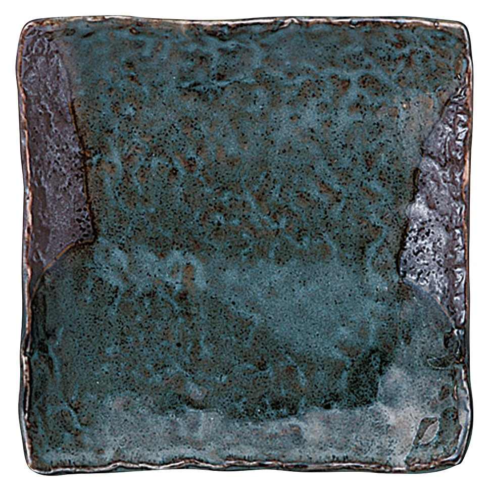 山万 山がすみ　石目4.3正角皿 1個（ご注文単位1個）【直送品】