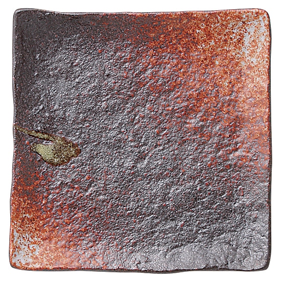 山万 明志野　石目6.0正角皿 1個（ご注文単位1個）【直送品】