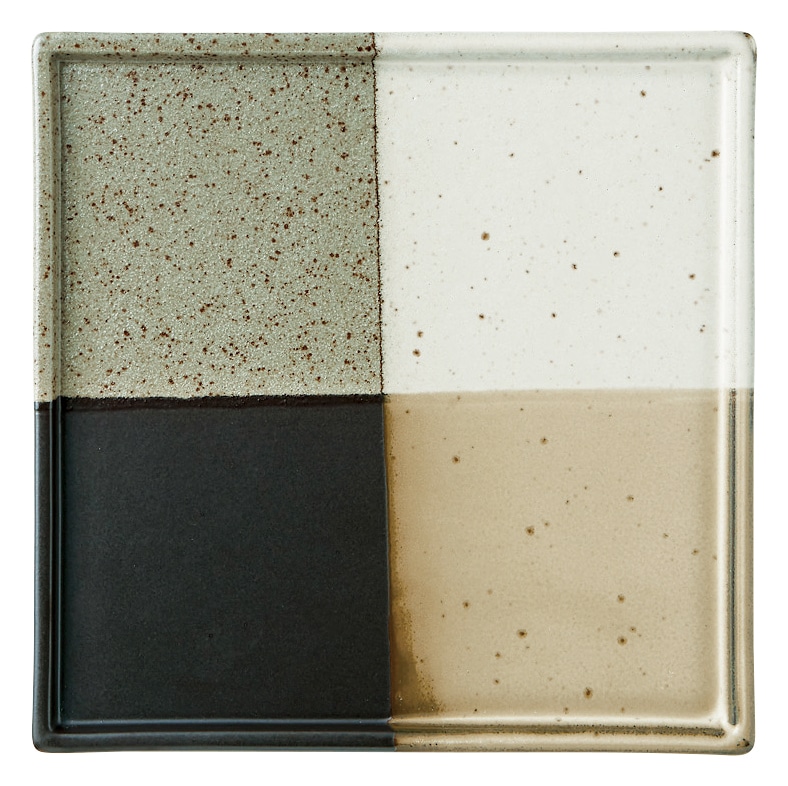 山万 紬　21cm角皿 1個（ご注文単位1個）【直送品】