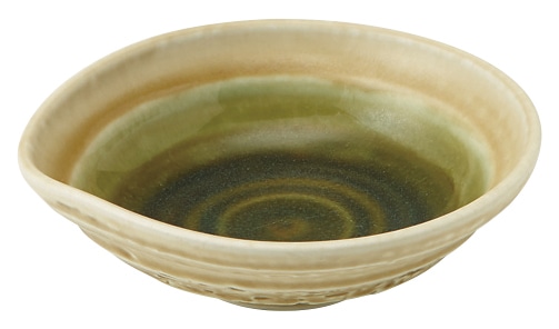 山万 琥珀　13.5cm浅鉢 1個（ご注文単位1個）【直送品】