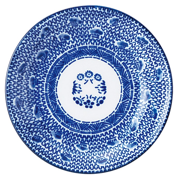 山万 タイスキ　丸3.5皿 1個（ご注文単位1個）【直送品】