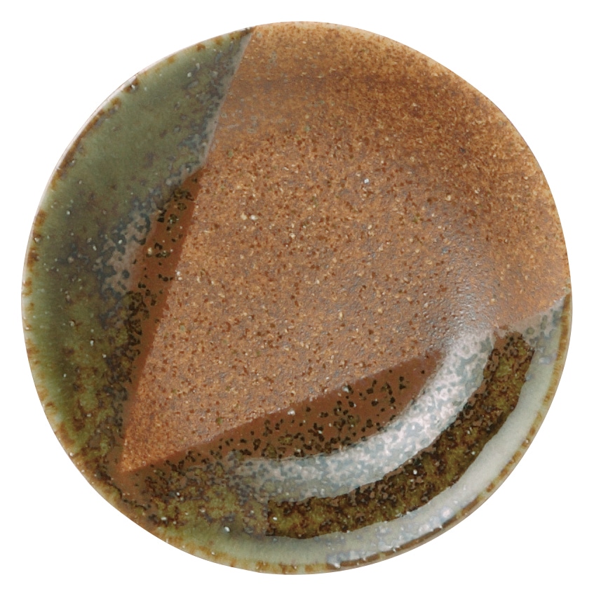 山万 美濃伊賀　丸5.0皿 1個（ご注文単位1個）【直送品】