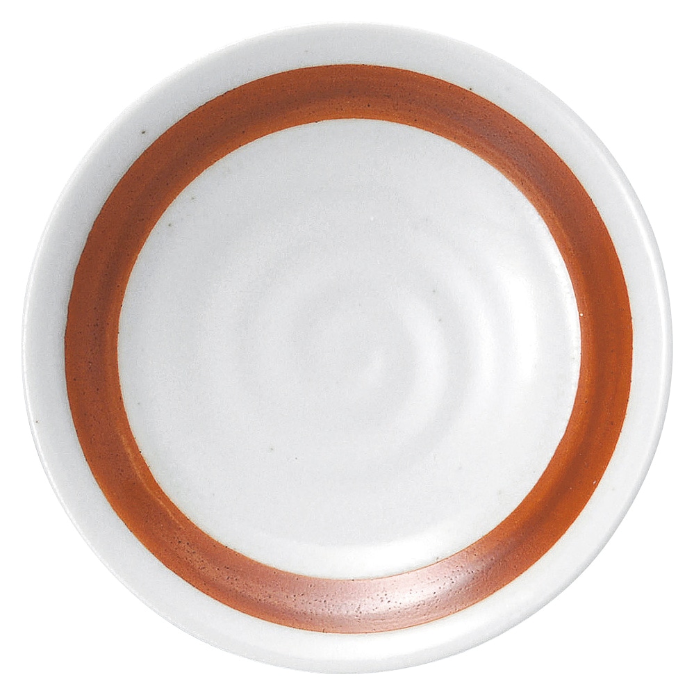 山万 赤帯　リップル4.0皿 1個（ご注文単位1個）【直送品】