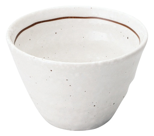 山万 粉引ライン　リップル碗　小 1個（ご注文単位1個）【直送品】