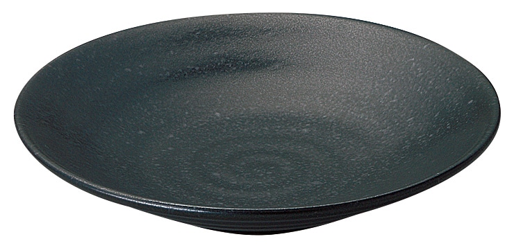 山万 黒洋　リップル6.0皿 1個（ご注文単位1個）【直送品】