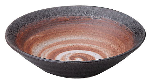 山万 志野化粧　リップル5.0鉢 1個（ご注文単位1個）【直送品】