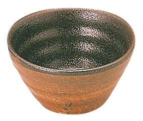 山万 志野化粧　リップル碗　プチ 1個（ご注文単位1個）【直送品】