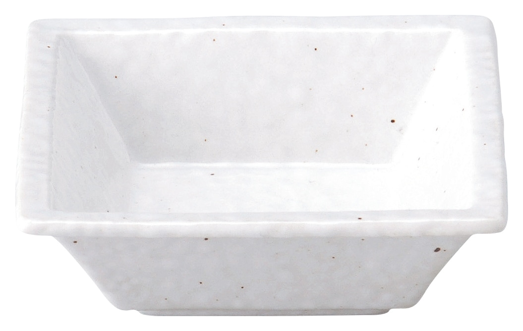 山万 新粉引　リム角小鉢 1個（ご注文単位1個）【直送品】