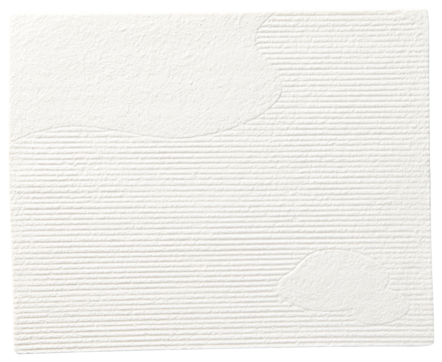 山万 雪山水　32cm平長角皿 1個（ご注文単位1個）【直送品】