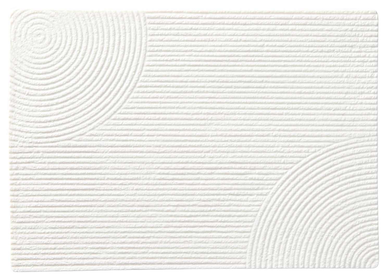 山万 雪山水　28cm平長角皿 1個（ご注文単位1個）【直送品】