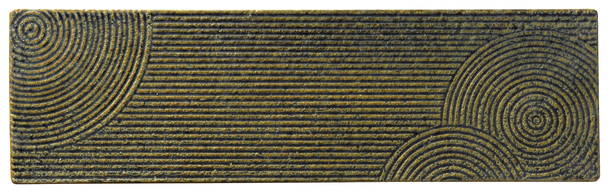 山万 苔山水　40cm細平長角皿 1個（ご注文単位1個）【直送品】