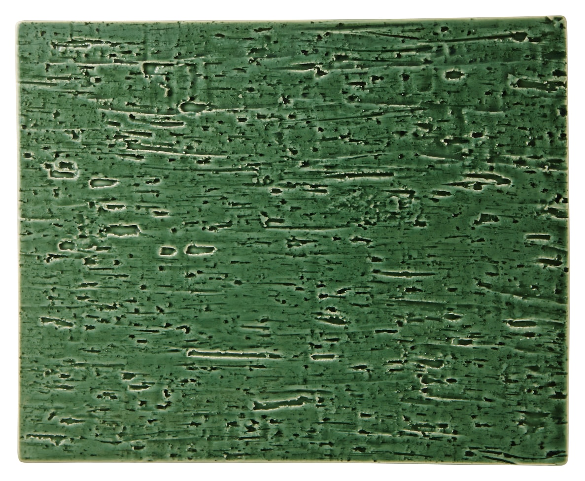 山万 静寂　32cm平長角皿 1個（ご注文単位1個）【直送品】