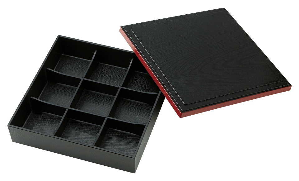 山万 松花堂　九つ仕切り　箱 1個（ご注文単位1個）【直送品】