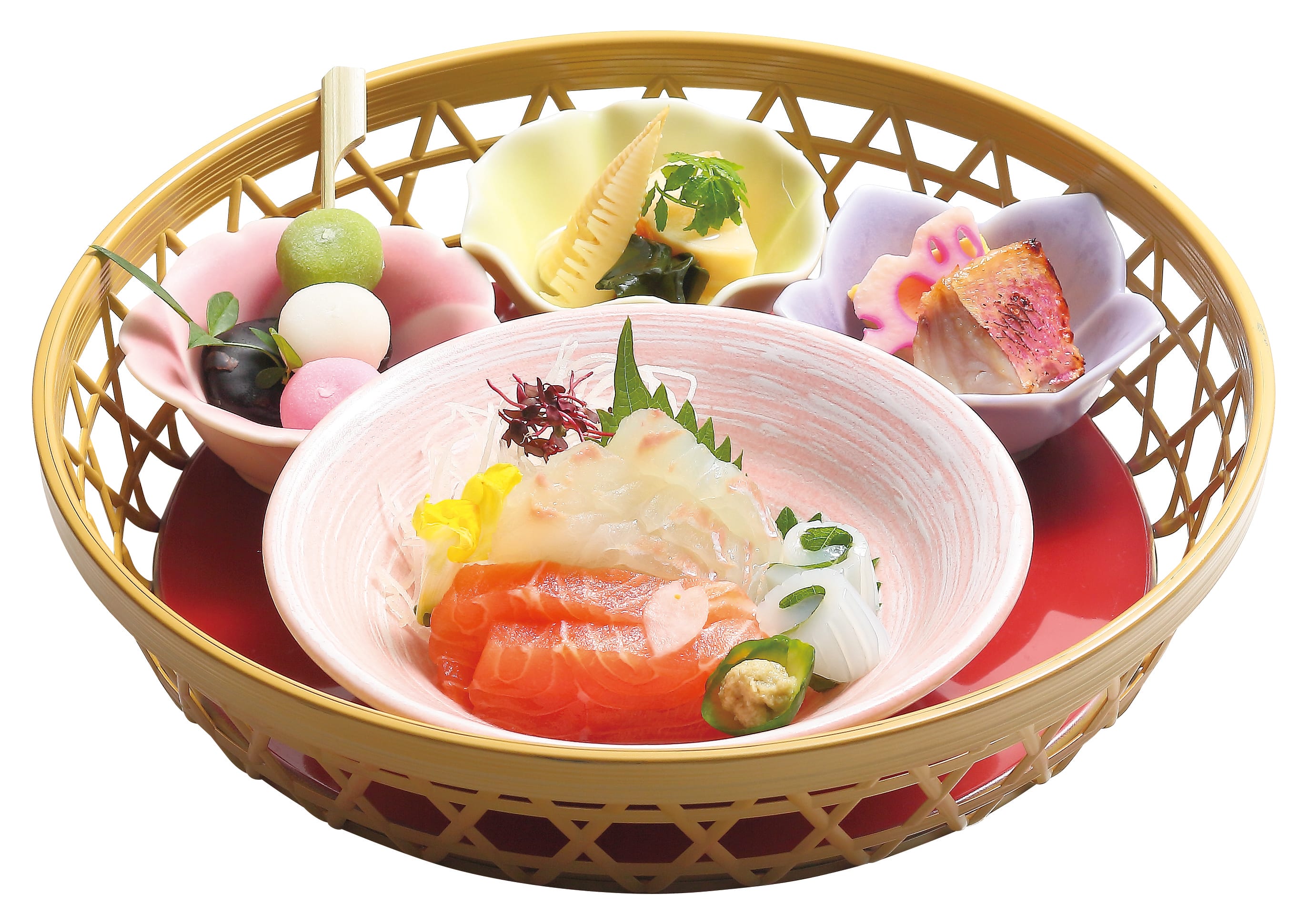 山万 8.0籠　花セット 1個（ご注文単位1個）【直送品】