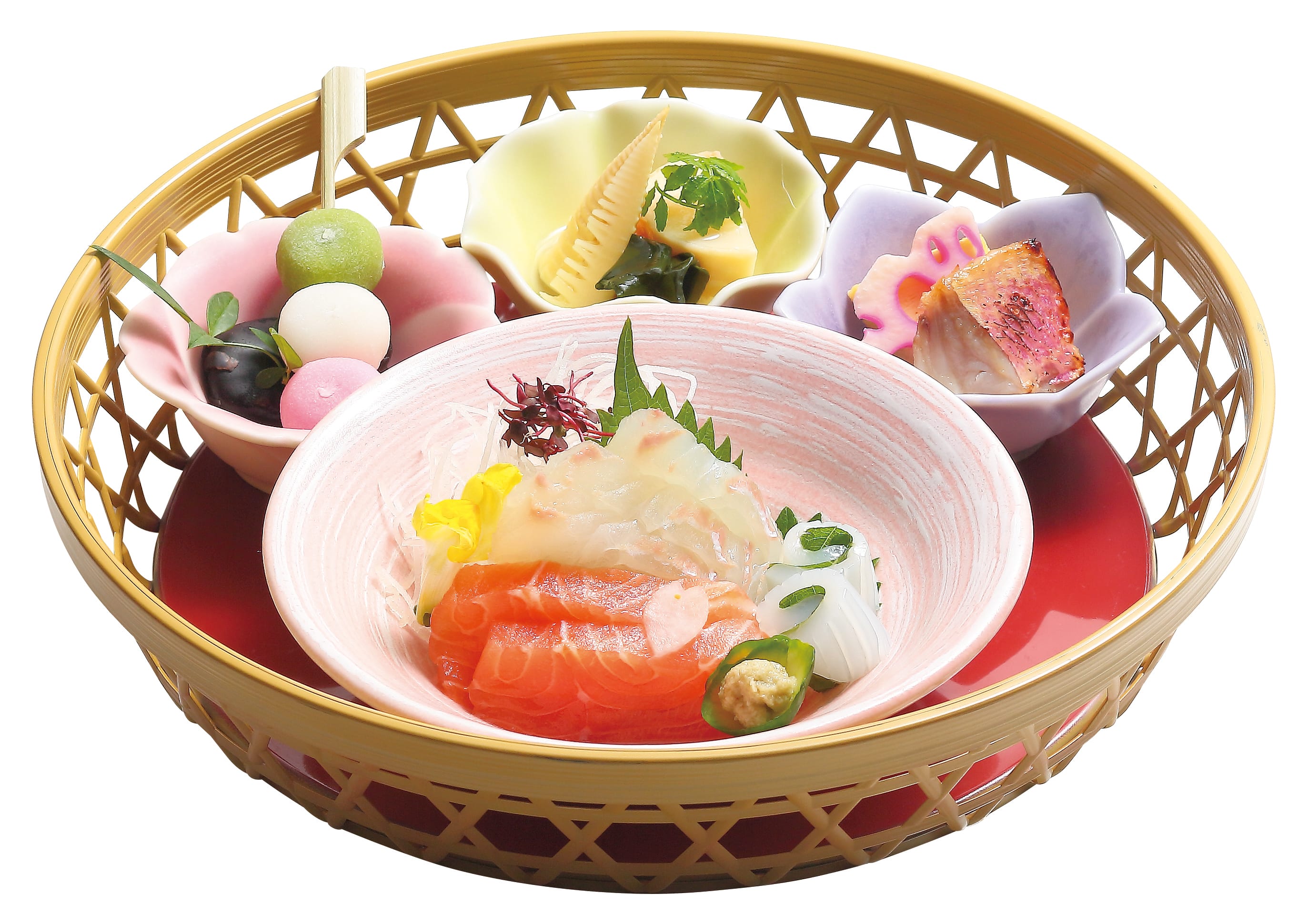 山万 9.0籠　花セット 1個（ご注文単位1個）【直送品】