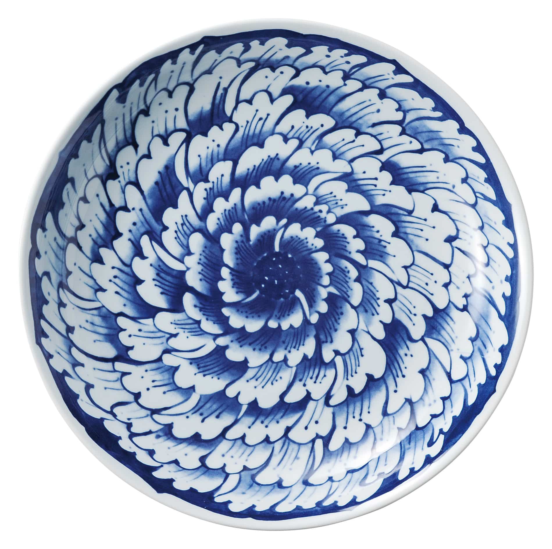 山万 大輪牡丹　尺二皿 1個（ご注文単位1個）【直送品】