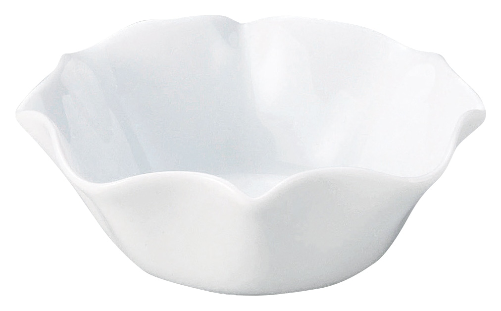 山万 花笑み　白　10.5cmボウル 1個（ご注文単位1個）【直送品】