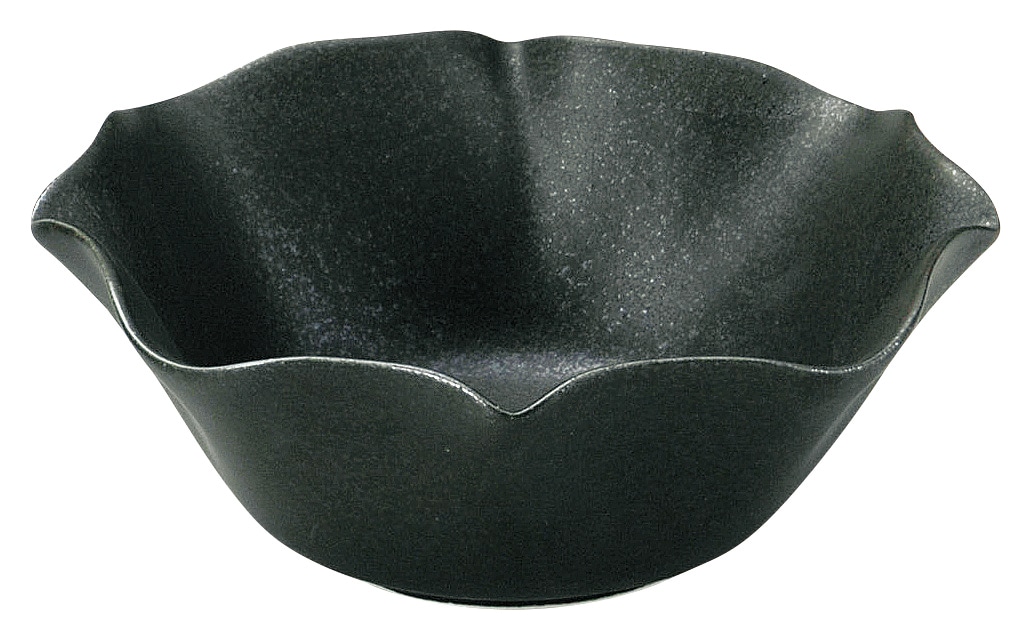 山万 花笑み　黒化粧　10.5cmボウル 1個（ご注文単位1個）【直送品】