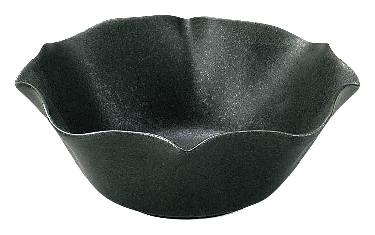 山万 花笑み　黒化粧　7.5cmボウル 1個（ご注文単位1個）【直送品】