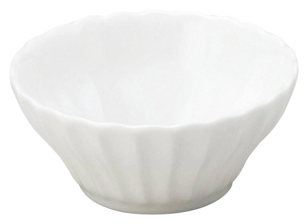 山万 かすみ　白　10cm浅ボウル 1個（ご注文単位1個）【直送品】