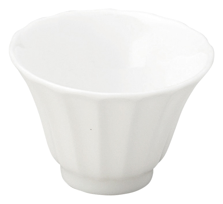 山万 かすみ　白　8cm深小鉢 1個（ご注文単位1個）【直送品】