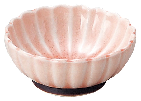 山万 かすみ　ピンク　7cm浅小鉢 1個（ご注文単位1個）【直送品】